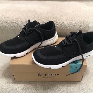 Sperry Women’s Black Mesh Sneakers
